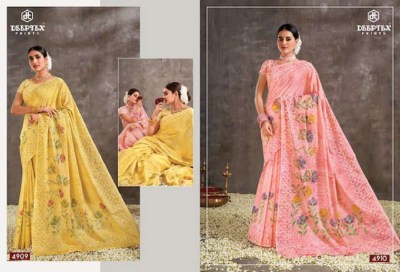 Deeptex Mother India Vol 49 Pure Cotton Printed Saree catalogue wholesaler  sarees catalogs