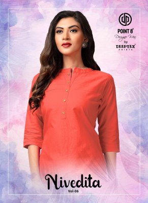 Deeptex Nivedita Vol 6 flex cotton printed kurti catalogue at wholesale rate Deeptex suits 