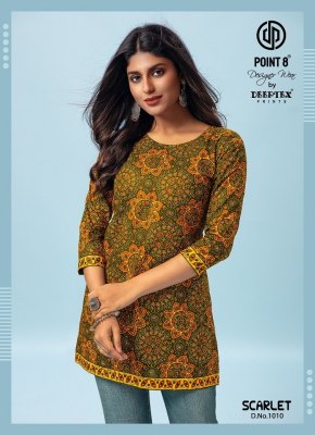 Deeptex Scarlet Vol 1  printed fancy Cotton Short Tops catalog at wholesale price western wear