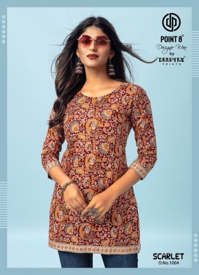 Deeptex Scarlet Vol 1  printed fancy Cotton Short Tops catalog at wholesale price western wear