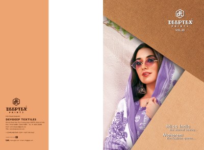 Deeptex by Miss India vol 85 pure cotton printed unstitched dress material catalogue at affordable rate salwar kameez catalogs