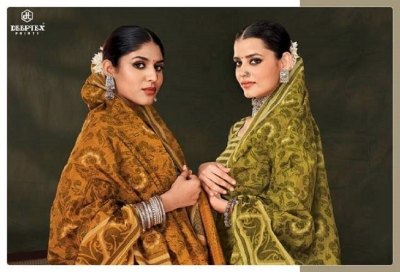 Deeptex by Mother India Vol 51 heavy cotton printed saree with blouse at amavi expo sarees catalogs