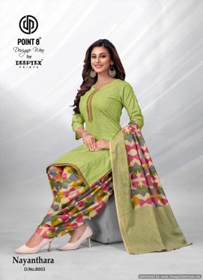 Deeptex by Nayanthara Vol 8 heavy cotton printed fancy readymade suit catalogue at affordable rate readymade suit catalogs