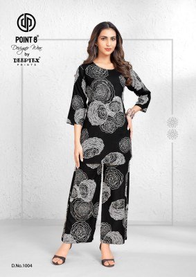 Deepttex Style Up Vol 1 Heavy Rayon CoOrd Sets Wholesale Discharge And Foil Print Ready Made Ethnic Wear kurtis catalogs