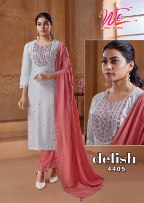 Delish by We bombay fancy kurti pant and dupatta catalogue at low rate readymade suit catalogs