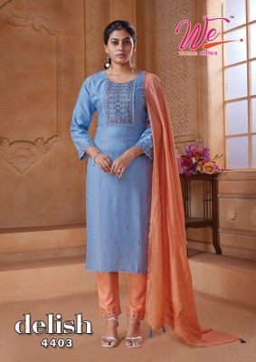 Delish by We bombay fancy kurti pant and dupatta catalogue at low rate readymade suit catalogs