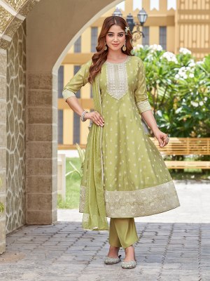 Designer Roman Silk Top And Bottom with Fancy Nazmeen Dupatta  Aanchi Renu Wholesale kurtis catalogs