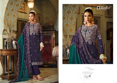 Dilruba by Zulfat pure cotton exclusive designer handwork unstitched salwar kameez catalogue at low rate salwar kameez catalogs