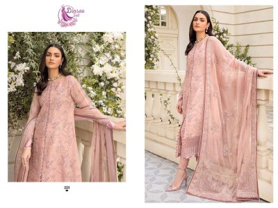 Dinsaa suits new launch ramsha hit vol 4 georgette embordered Pakistani suits wholesaler   pakistani suit catalogs