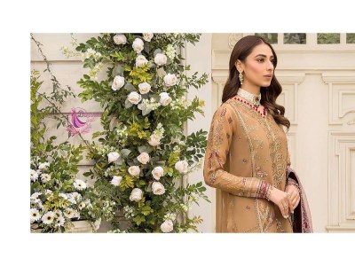 Dinsaa suits new launch ramsha hit vol 4 georgette embordered Pakistani suits wholesaler   pakistani suit catalogs