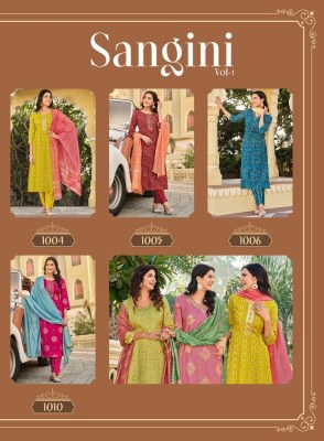 Diya Trends Sangini Vol 1 Rayon Printed Embroidery work Kurti catalogue wholesale rate   readymade suit catalogs