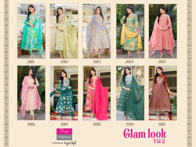 Diya Trends by Glamlook vol 2 classy Cotton printed readymade suit catalogue readymade suit catalogs