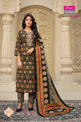 Diya Trends by Odhani 2011 to 2020 Classy cotton printed readymade suit catalogue at low rate readymade suit catalogs