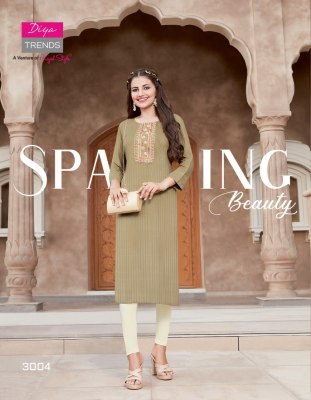 Diya trendz a venture of kajal style by fashion story vol 3 straight kurti catalogue at wholesale price kurtis catalogs