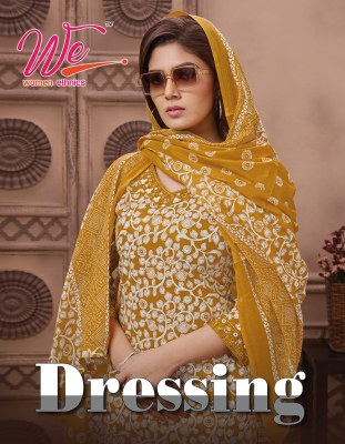 Dressing by WE pure cotton bandhani printed kurti pant and dupatta catalogue at affordable rate We women ethnics 