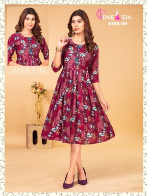 Dveeja fashion present siya series modal chanderi ghera style kurti catalogue at amaviexpo kurtis catalogs