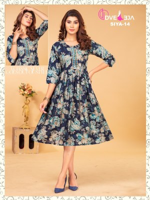 Dveeja fashion present siya series modal chanderi ghera style kurti catalogue at amaviexpo kurtis catalogs