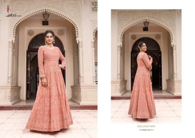 Eba Life style Parisha  part wear designers  ready made gown Georgette suits wholesale  readymade suit catalogs