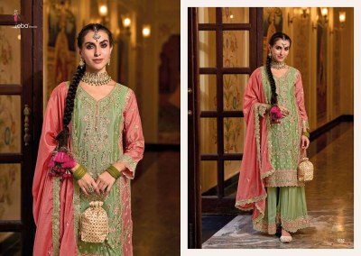 Eba Lifestyle Surili Readymade Embroidered Palazzo Suits catalogue wholesale rate   kurtis catalogs