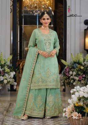 Eba Simar Paradise Embroidered Suit with Palazzo And Dupatta Wholesale kurtis catalogs
