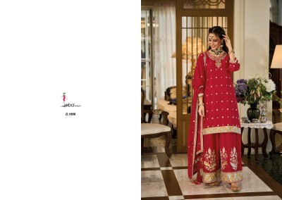 Eba life style by Ishqia heavy chinon with embroidered  readymade fancy sharara suit catlogue  readymade suit catalogs