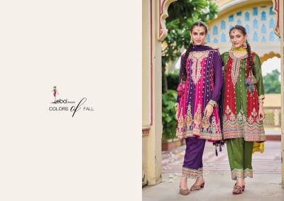 Eba life style by barbie vol 2 premium silk with embroidered readymade kurti pant and dupatta catalogue at wholesale rate readymade suit catalogs