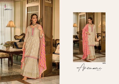 Eba lifestyle by Aramani vol 6 faux georgette with embroidery readymade suit catalogue at wholesale price readymade suit catalogs