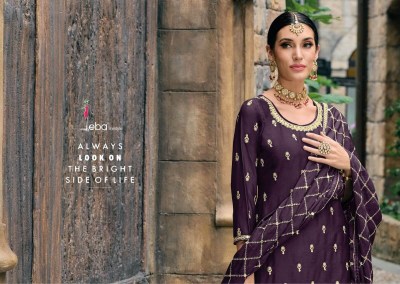 Eba lifestyle newly luanch jugani heavy designer embroidered sarara suit with designer dupatta at wholsale rate  readymade suit catalogs