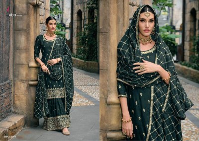 Eba lifestyle newly luanch jugani heavy designer embroidered sarara suit with designer dupatta at wholsale rate  readymade suit catalogs