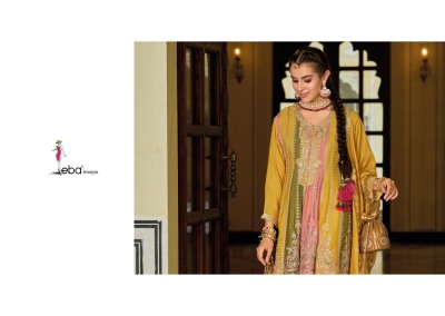 Eba lifestyle present Barbie vol 3 heavy designer Patiala suit catalogue at amaviexpo readymade suit catalogs