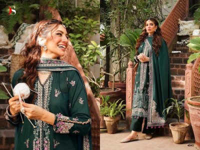 Elaf Luxury 2 by Deepsy Suits reyon cotton heavy self embroidered pakisatani suit catalogue at affordable rate pakistani suit catalogs