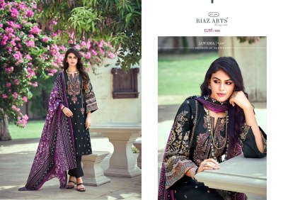 Elan by Riaz arts Pure karachi lawn cambric cotton dress material catalogue at affordable rate dress material catalogs