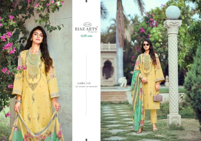 Elan by Riaz arts Pure karachi lawn cambric cotton dress material catalogue at affordable rate dress material catalogs