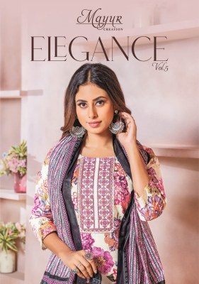 Elegance Vol 5 by Mayur Pure cotton Jaipuri printed readymade suit catalogue at affordable rate readymade suit catalogs