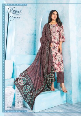 Elegance Vol 6 by Mayur pure cotton printed embroidered neck unstitched suit catalogue   salwar kameez catalogs