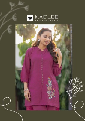 Erina by Kadlee Thread hand work viscose co ord set at low rate  co ord set catalogs