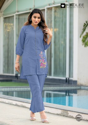 Erina by Kadlee Thread hand work viscose co ord set at low rate  co ord set catalogs