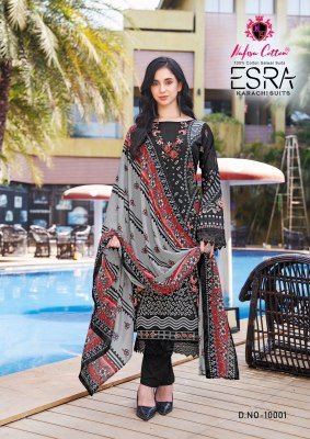 Esra vol 10 by Nafisha cotton Pure Soft Digital style unstitched suit catalogue at affordable rate dress material catalogs