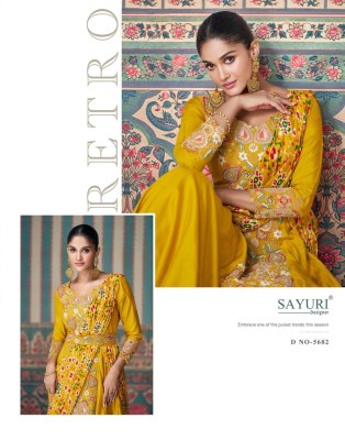 Ethnic By Sayuri Designer Exclusive Designer Real Silk Gown Catalogue at Amavi expo gown catalogs