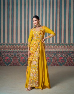 Ethnic By Sayuri Designer Exclusive Designer Real Silk Gown Catalogue at Amavi expo gown catalogs