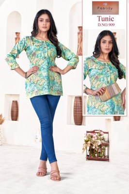 Fablily by Tunic luanch heavy capsual foil print western wear catalogue at affordable rate western wear catalogs