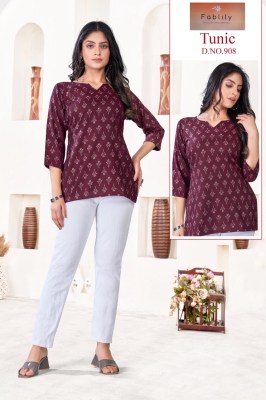 Fablily by Tunic luanch heavy capsual foil print western wear catalogue at affordable rate western wear catalogs