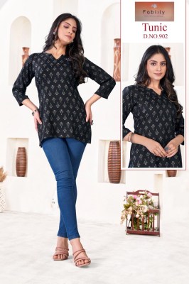 Fablily by Tunic luanch heavy capsual foil print western wear catalogue at affordable rate western wear catalogs