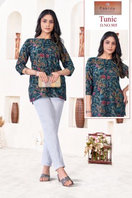 Fablily by Tunic luanch heavy capsual foil print western wear catalogue at affordable rate western wear catalogs