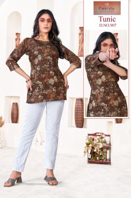 Fablily by Tunic luanch heavy capsual foil print western wear catalogue at affordable rate western wear catalogs