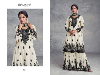 Farana by Gulkayra designer embroidered fancy sharara suit catalogue at low rate fancy sharara suit Catalogs