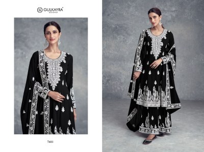 Farana by Gulkayra designer embroidered fancy sharara suit catalogue at low rate fancy sharara suit Catalogs