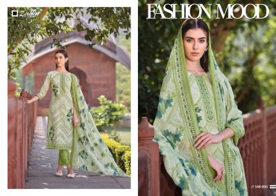 Farhana vol 6 by Zulfat pure cotton printed designer unstitched suit catalogue dress material catalogs