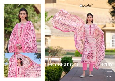 Farhana vol 6 by Zulfat pure cotton printed designer unstitched suit catalogue dress material catalogs