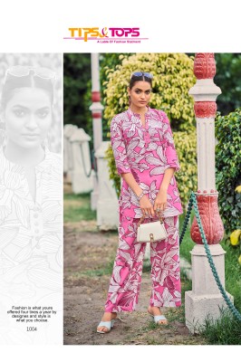 Fashion Beats vol 11 by Tips and tops Heavy reyon printed co ord set collection at low rate co ord set catalogs